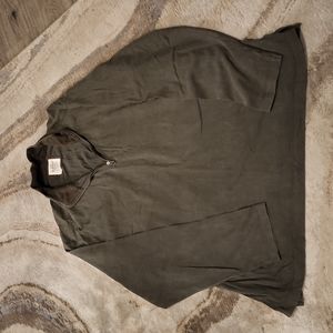 Men's Old Navy Army Green long sleeve quarter zip XXL